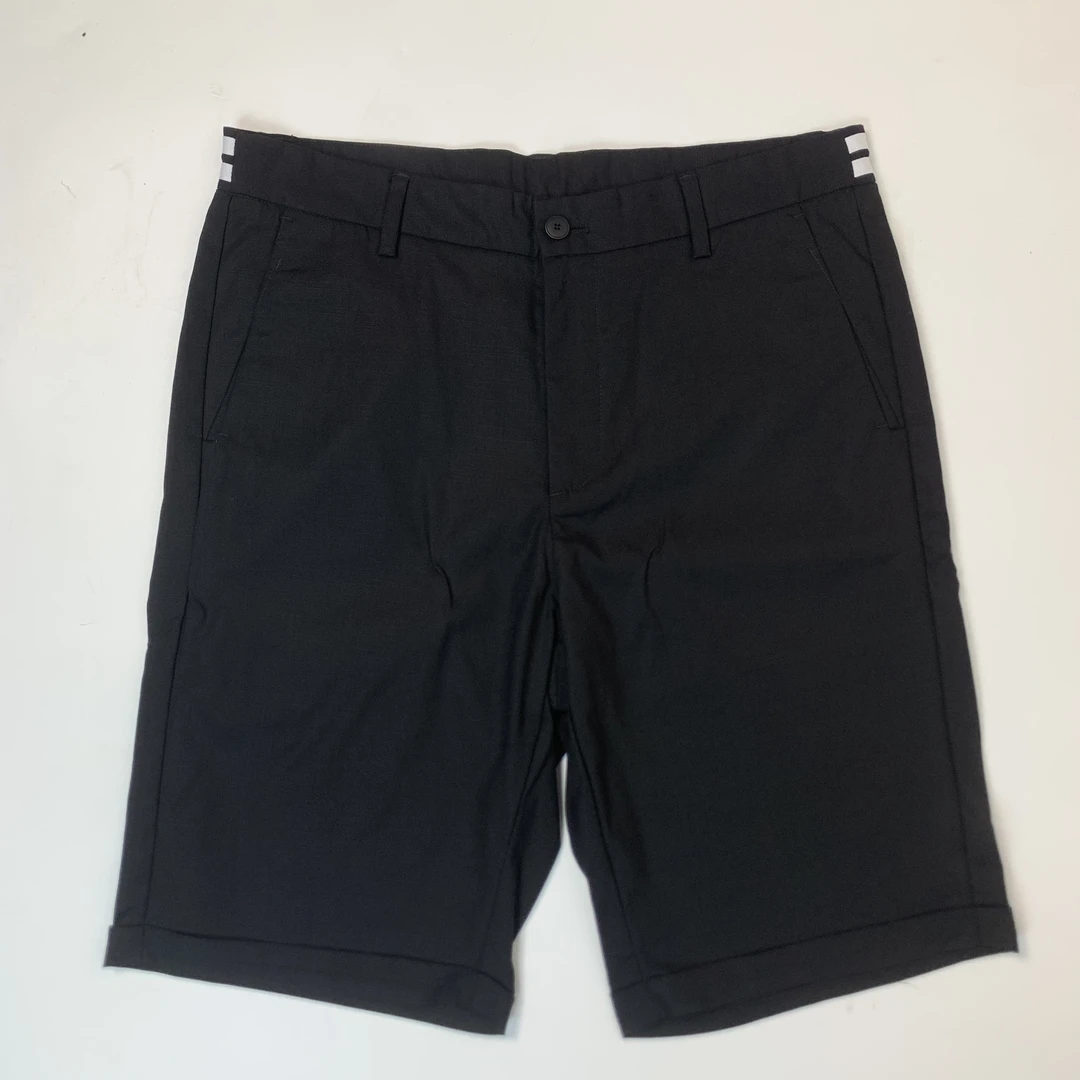 AELT90521397男士夏季短裤时尚休闲简约百搭刺绣织带休闲短裤