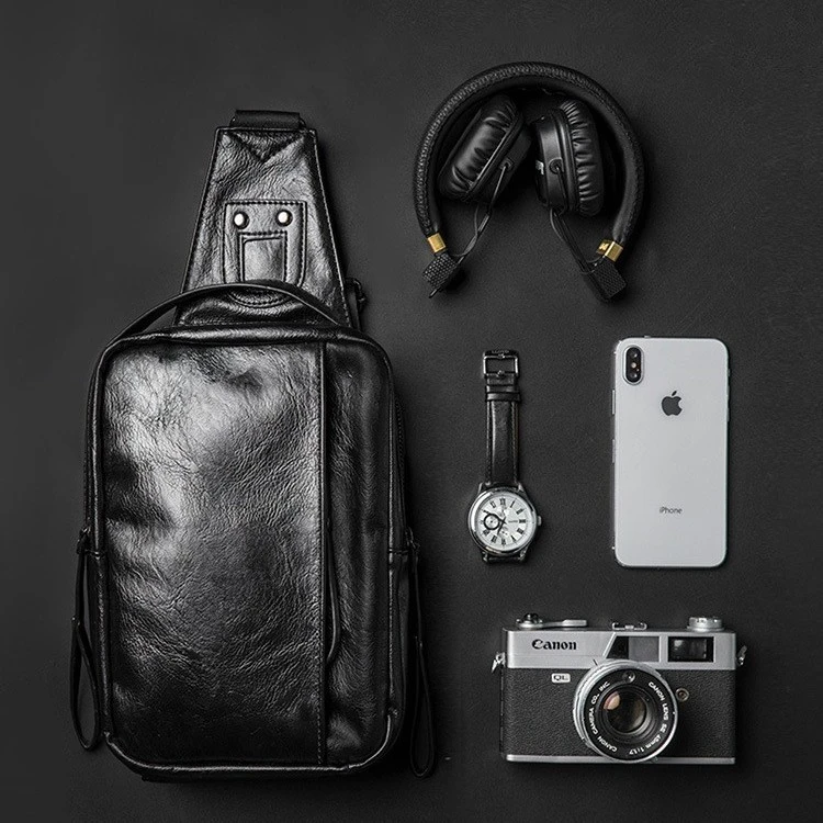 新款休闲轻便胸包 韩版腰包男包男士运动单肩小包IPAD包批发