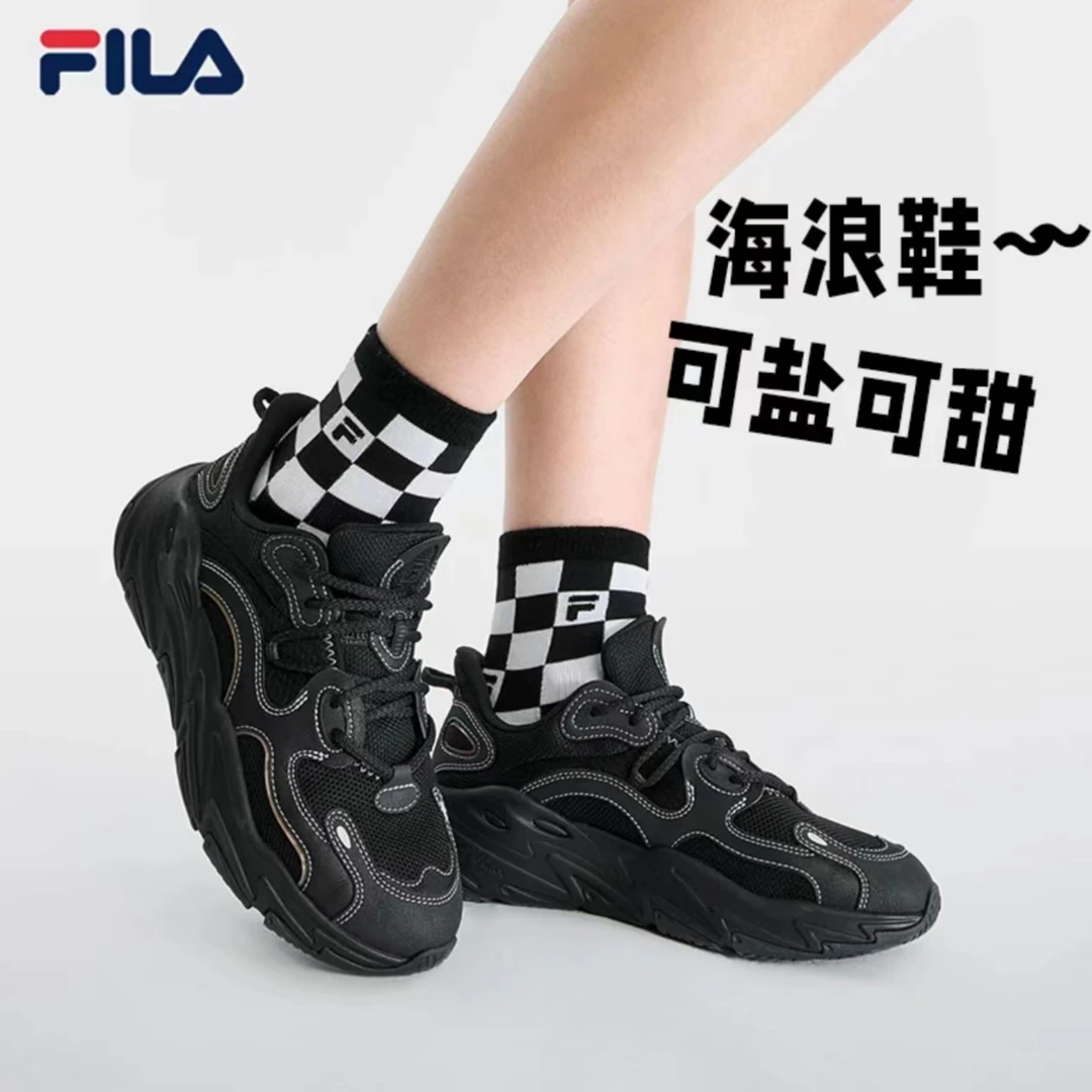 Fila/斐乐【海浪鞋】网面鞋透气厚底百搭时尚老爹鞋夏季F12W332109F