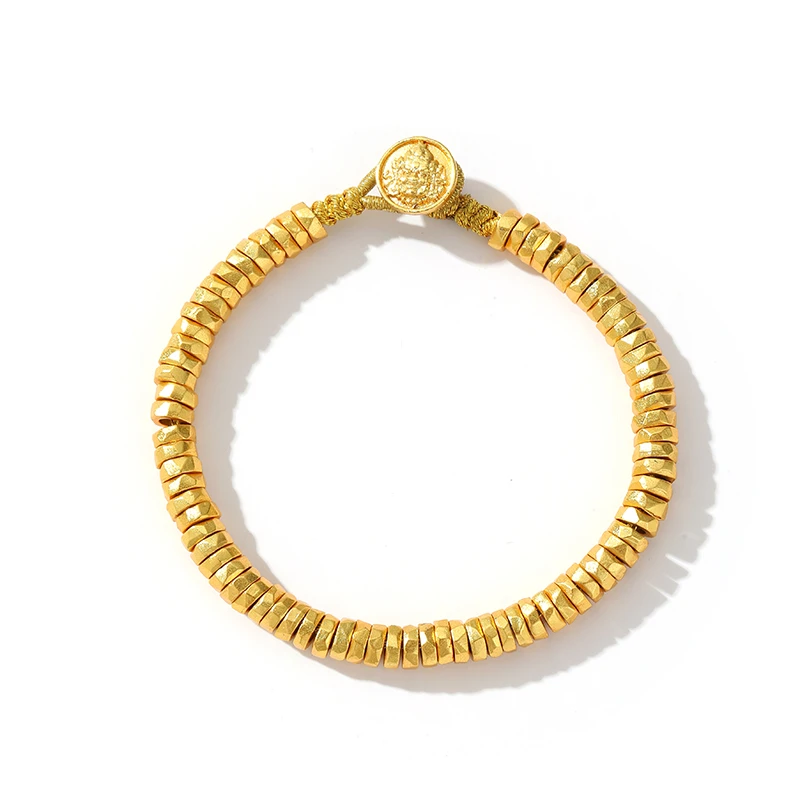 铜合金手链 JINXI 今喜原创设计 极简风腰缠万贯盘缠手链女款