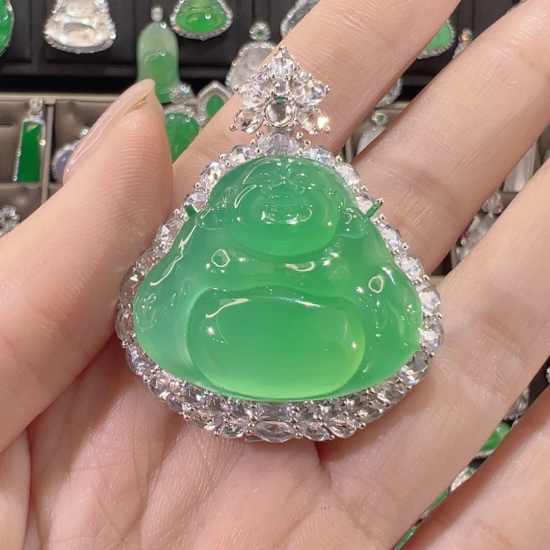 【闪购商品】玛瑙/玉髓颈饰银S925镶嵌小*人