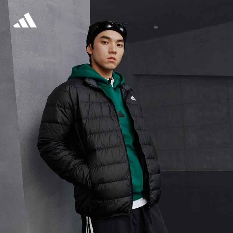 阿迪达斯官方 轻运动男款休闲保暖羽绒服 adidas JN4342