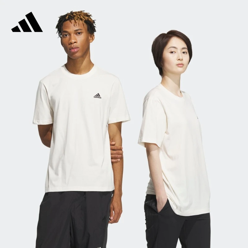 阿迪达斯官方 男女款纯棉运动休闲圆领短袖T恤 adidas MH IT4332