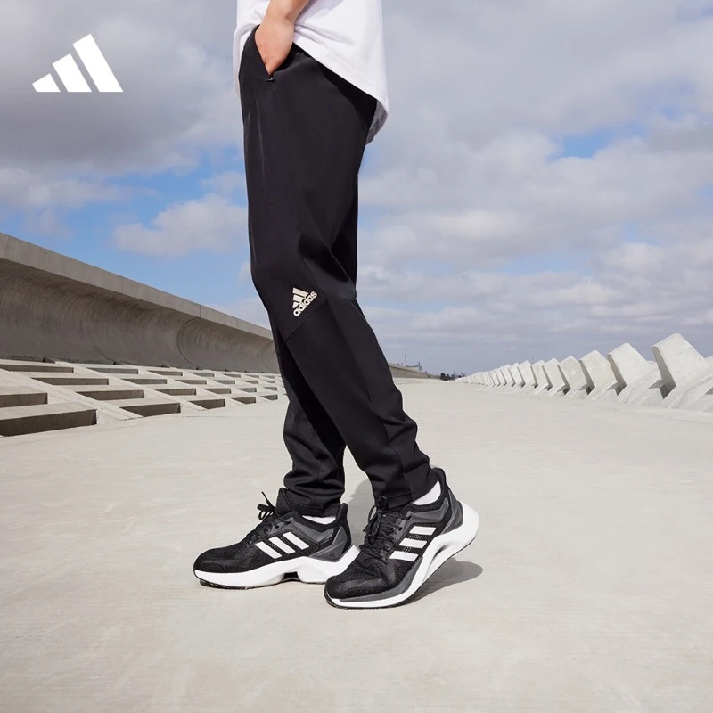 阿迪达斯男款舒适针织运动锥形休闲长裤 M TRAINING PANT HA6365