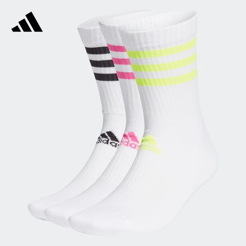阿迪达斯男女款春夏季休闲运动袜 adidas SP 3S CSH CRW3P GQ5979