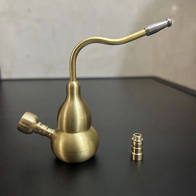 铜帮主黄铜葫芦烟斗水过滤火因袋水火因壶水火因斗多用水火因锅