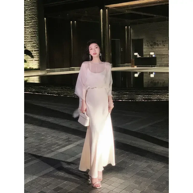 【小春良月】设计感浪漫气质仙气显瘦轻奢连衣裙ZX024145 ZX024146