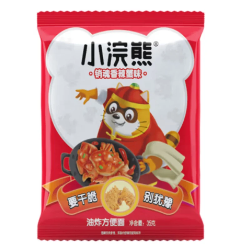 35g统一小浣熊香辣蟹干脆面