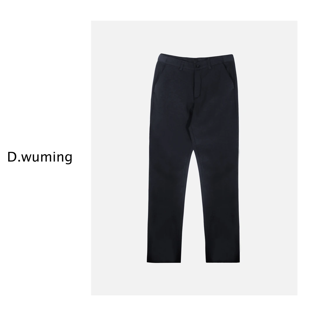 直筒休闲裤男女同款直筒裤宽松百搭新款通勤秋冬保暖长裤K-9826