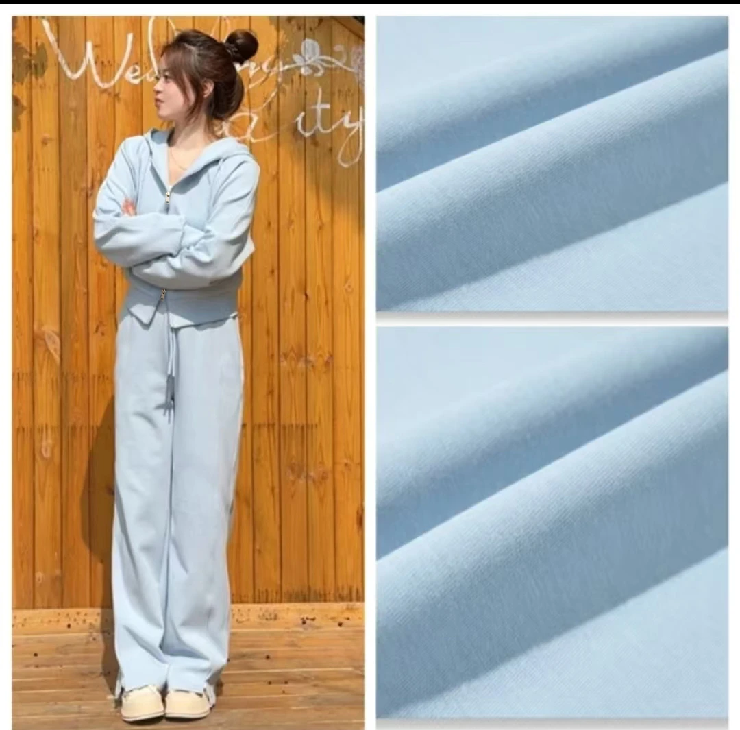 1087洋气减龄休闲运动套装女秋冬新款时尚连帽卫衣窄版裤两件套