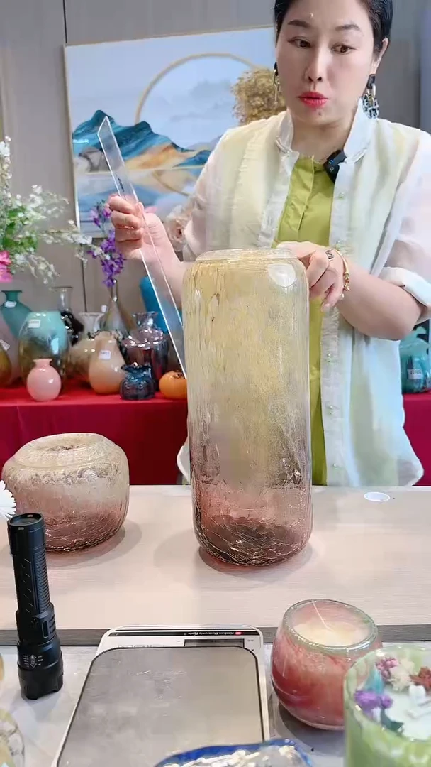 【闪购商品】微瑕琉璃花瓶（大号）