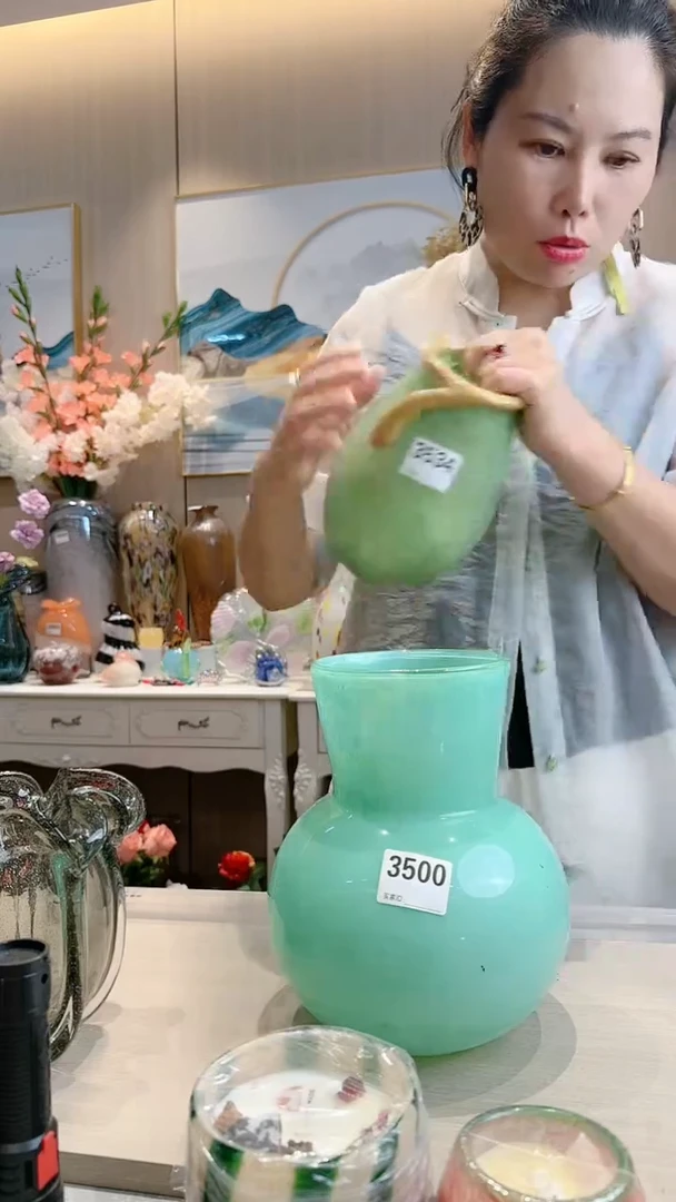 【闪购商品】微瑕琉璃花瓶