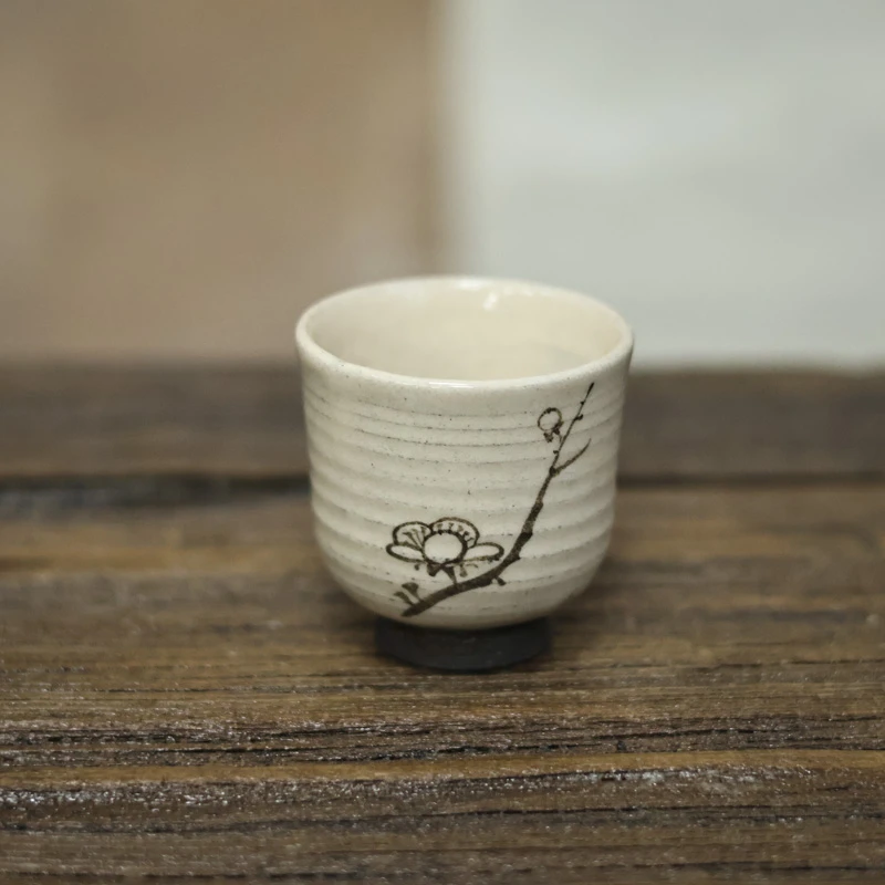 【知艺山房】粉引梅花杯（言0137）