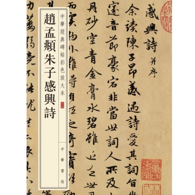 赵孟頫朱子感兴诗--中华经典碑帖彩色放大本