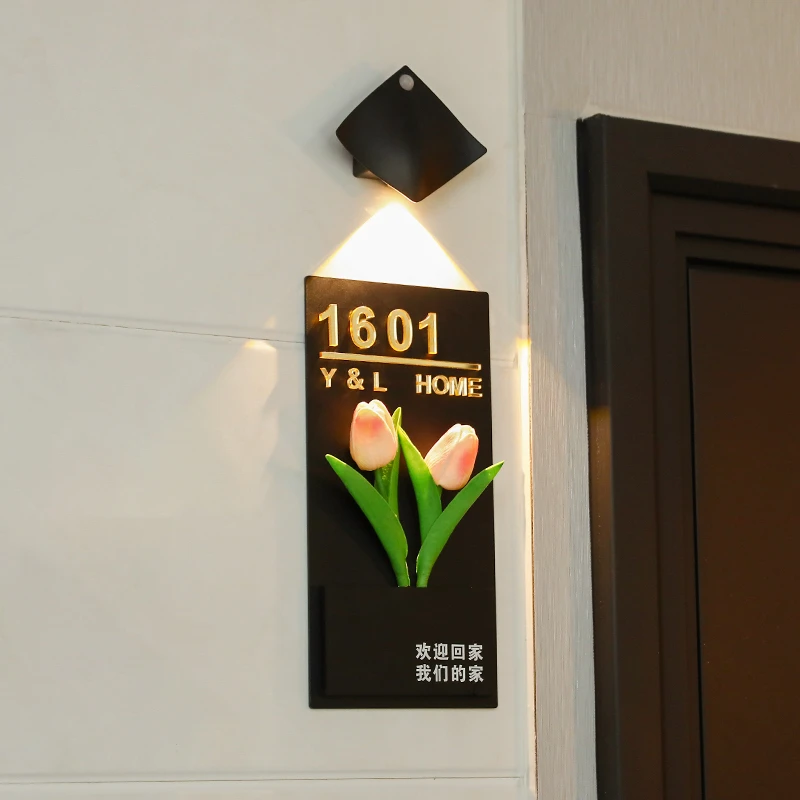 【乔迁装饰推荐】入户门牌创意门牌定制装饰门牌高颜值氛围门牌网红