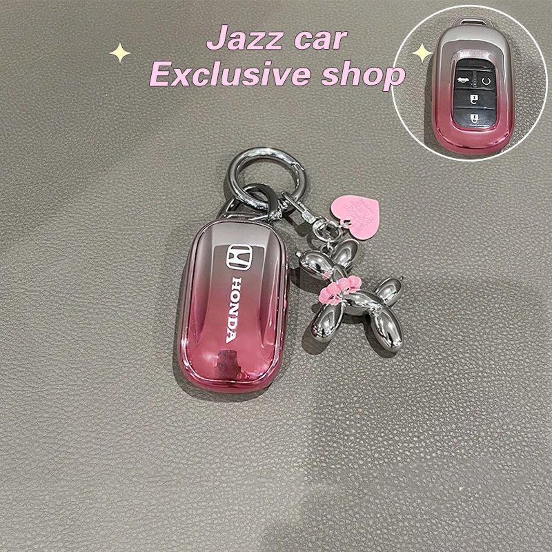 专用本田xrv钥匙套缤智飞度英诗派汽车hr凌派urv冠道杰德女款壳扣