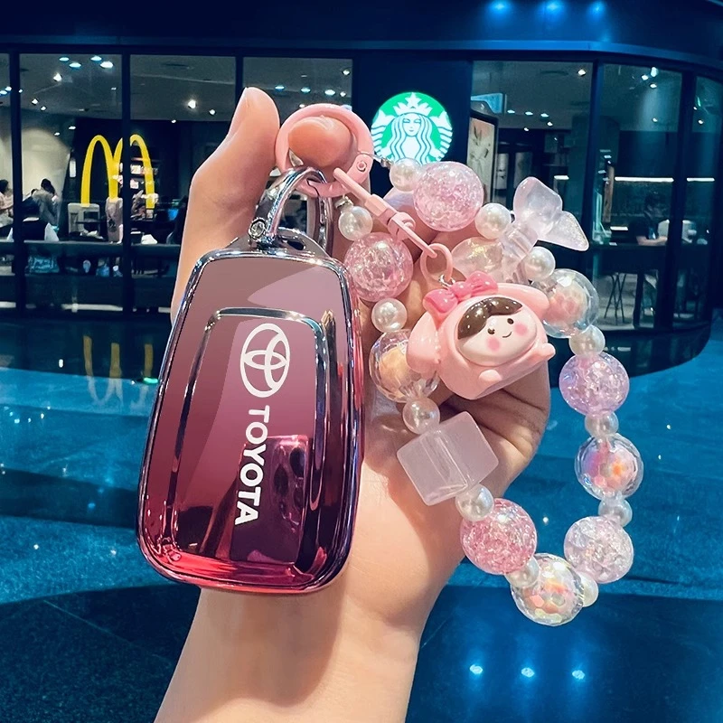 专用丰田卡罗拉钥匙套雷凌凯美瑞荣放锋兰达威飒女汽车扣2023款23