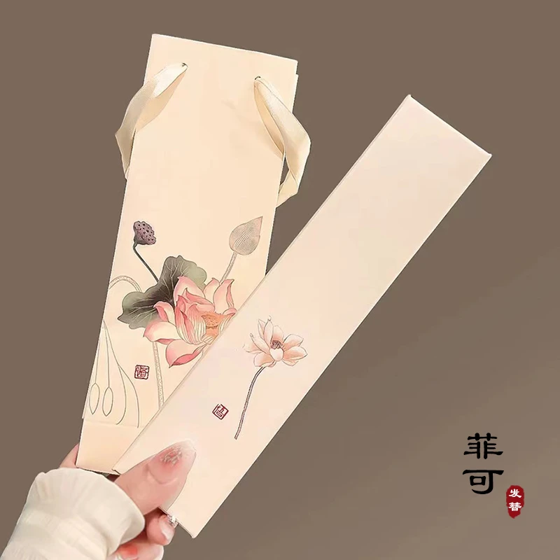 菲可家【手工荷花发簪仙气发饰头饰礼盒】古风百搭超仙时尚发簪礼盒