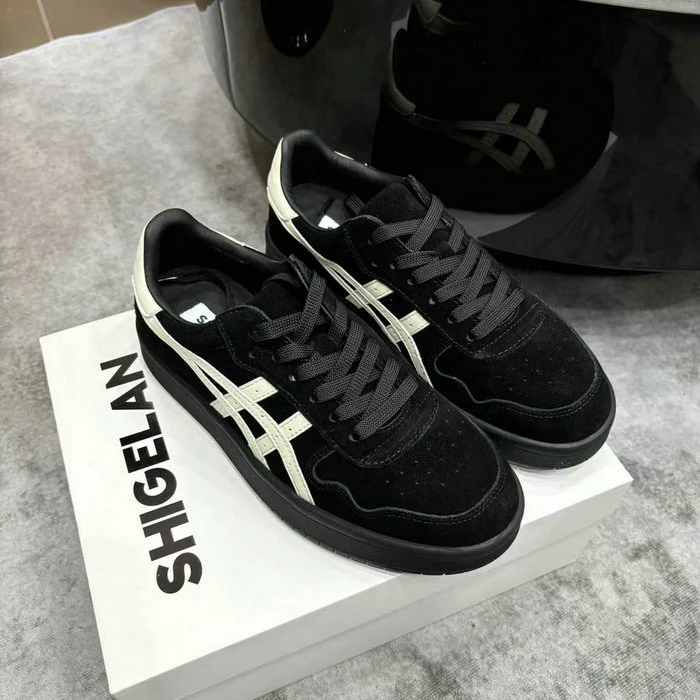 诗歌兰女鞋时尚厚底系带德训鞋板鞋