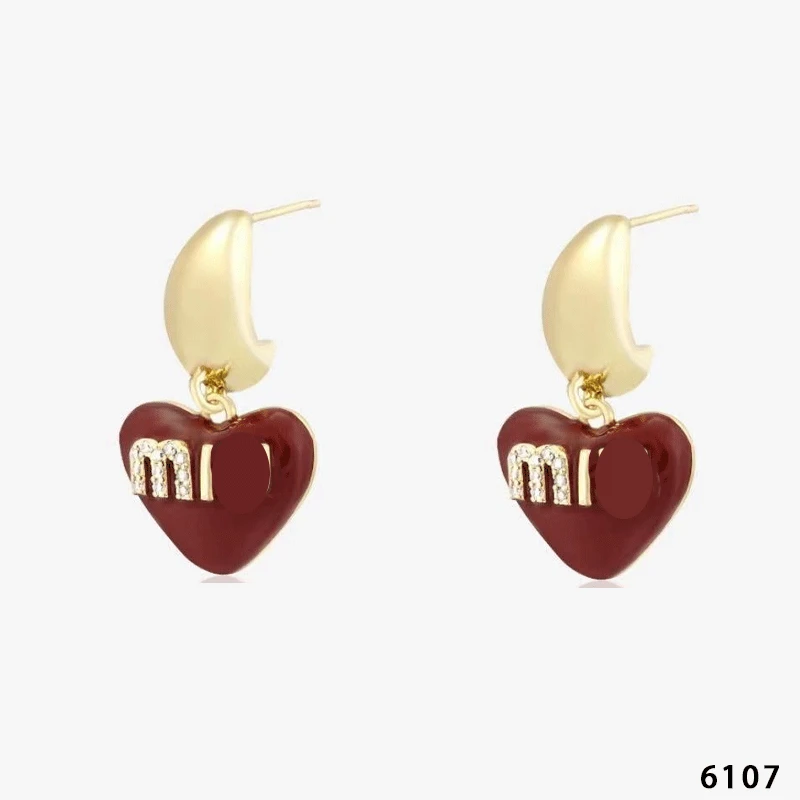 铜合金耳饰 6107-精致简约百搭耳饰小众欧美优雅法式