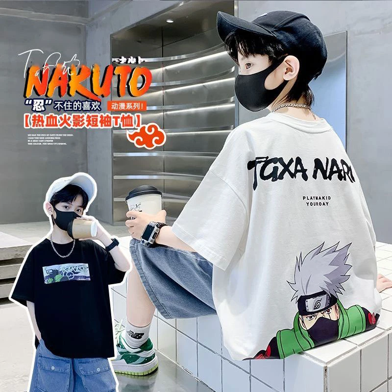 【100%纯棉】男童短袖t恤2024新款上衣夏季纯棉中大童夏款男孩半袖