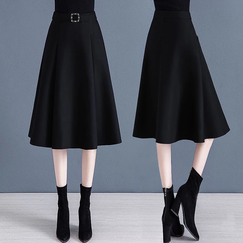 美拉德夏季半身裙2025夏季爆款文艺复古宽松百搭清新百搭西装裙