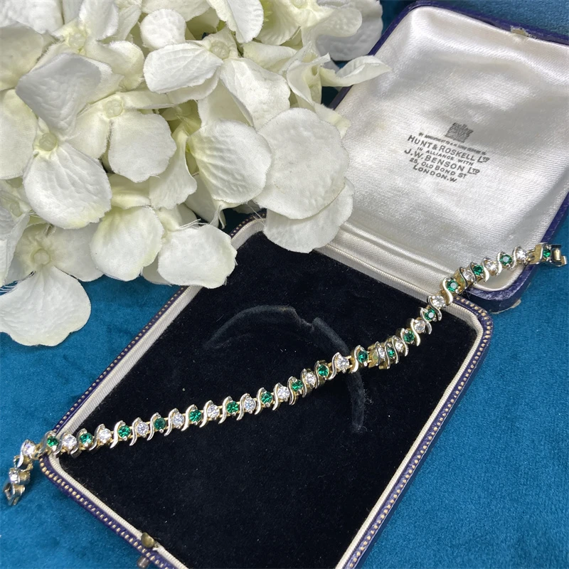 合金手链 眼型莱茵石手链2-11【20241012-029】