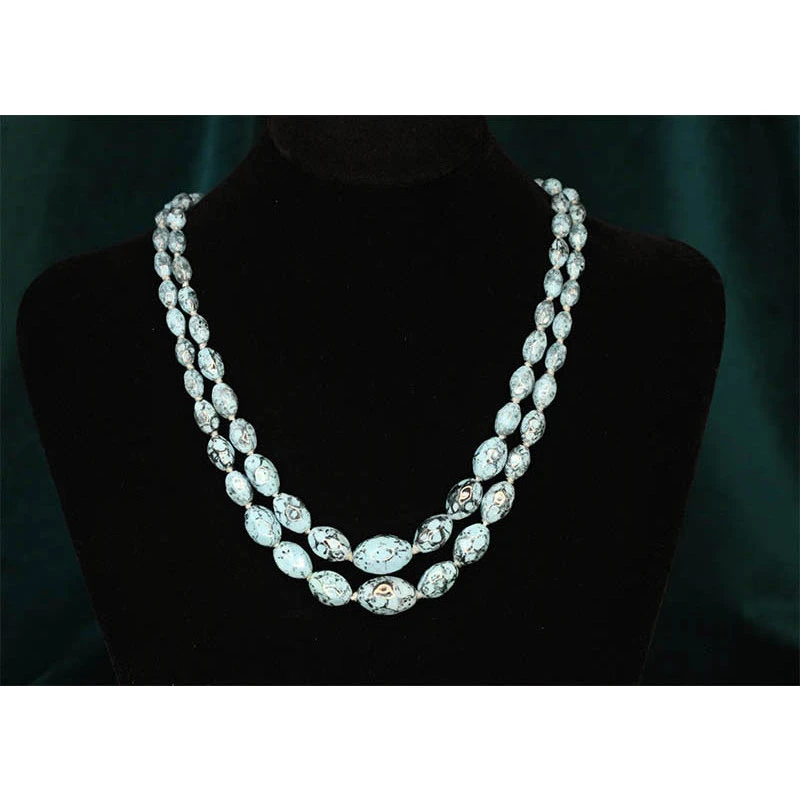 双层琉璃项链【20220214QT1-009】