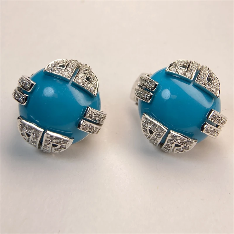 合金耳饰 打标立体花球耳环1-2【2061025-051】