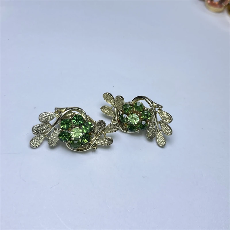 合金耳饰 coro花叶耳环1-3【2061118-036】