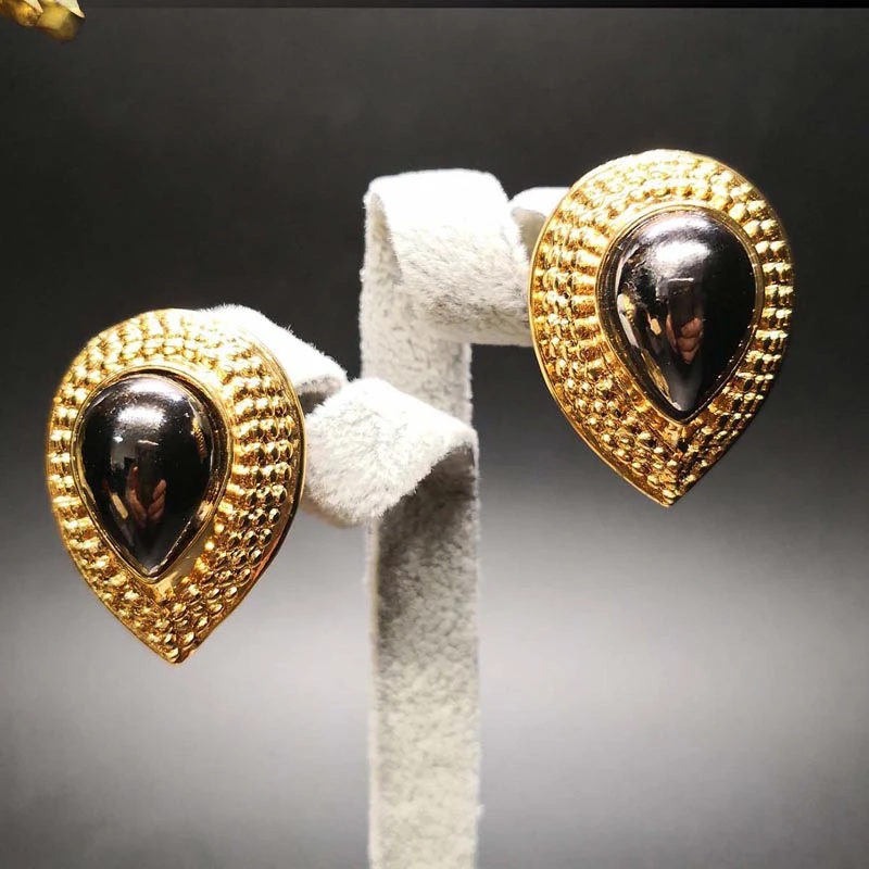 水滴耳夹耳饰【20190311LONG2-5591】