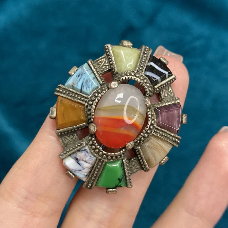 miracle多宝琉璃胸针【20240409QT1-055】