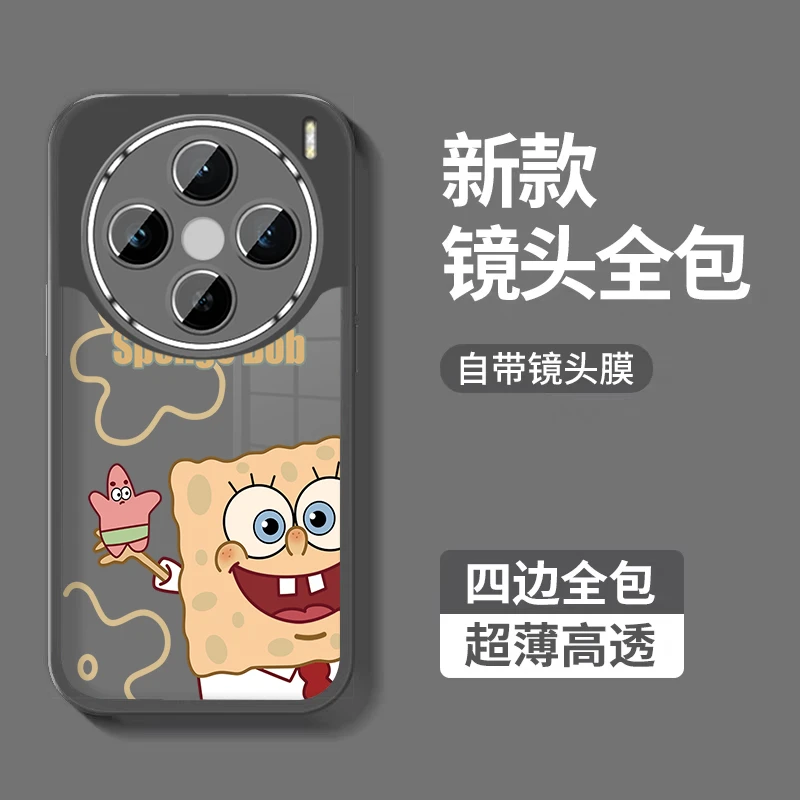 新款适用vivox200promini手机壳全包镜头膜软壳动漫 透明创意小众