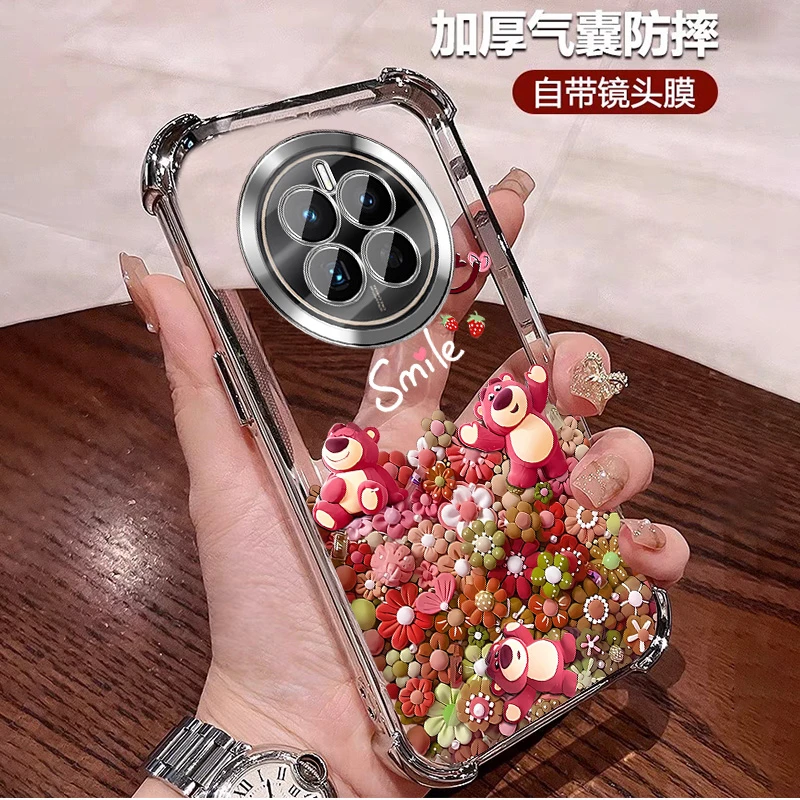 卡通动漫风适用荣耀magic7手机壳气囊四角防摔女魔术7pro镜头全包