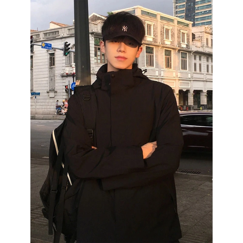 美式机能防晒男夏季薄款速干百搭潮流夹克外套山系户外骑行登山服