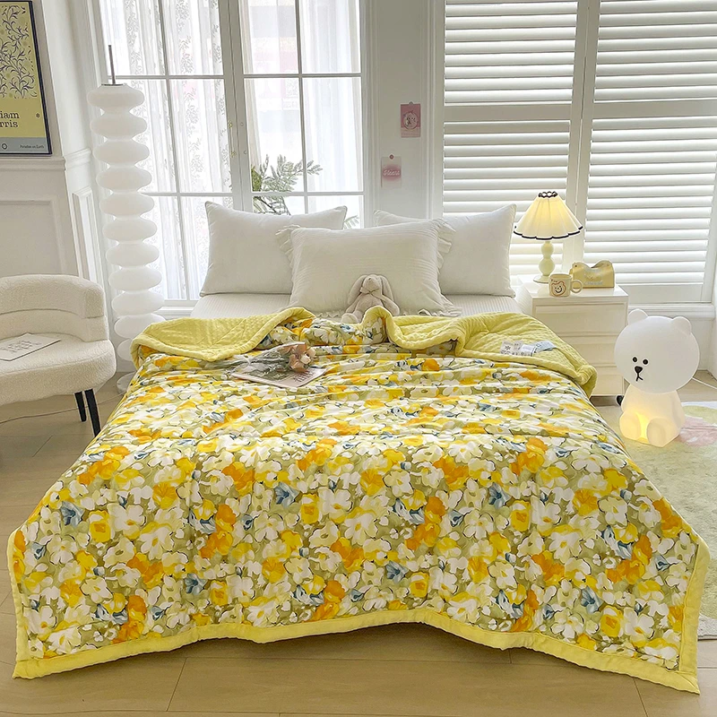 15天免费试睡！春季爆款时尚印花绒豆豆被