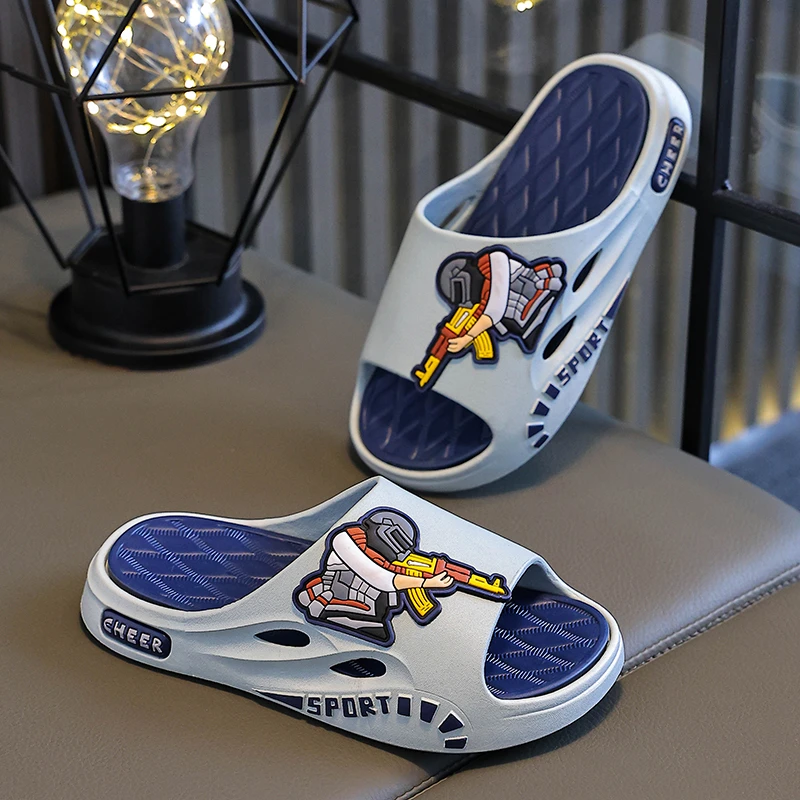 儿童拖鞋男童拖鞋6-12岁防滑夏季中大童小孩拖鞋外穿儿童凉拖鞋男