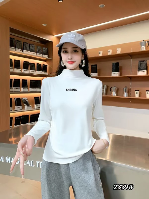 高品质中高领打底衫