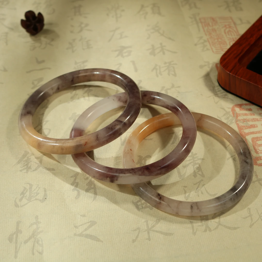 【魏来与你】金丝玉圆条手镯/多样性发一