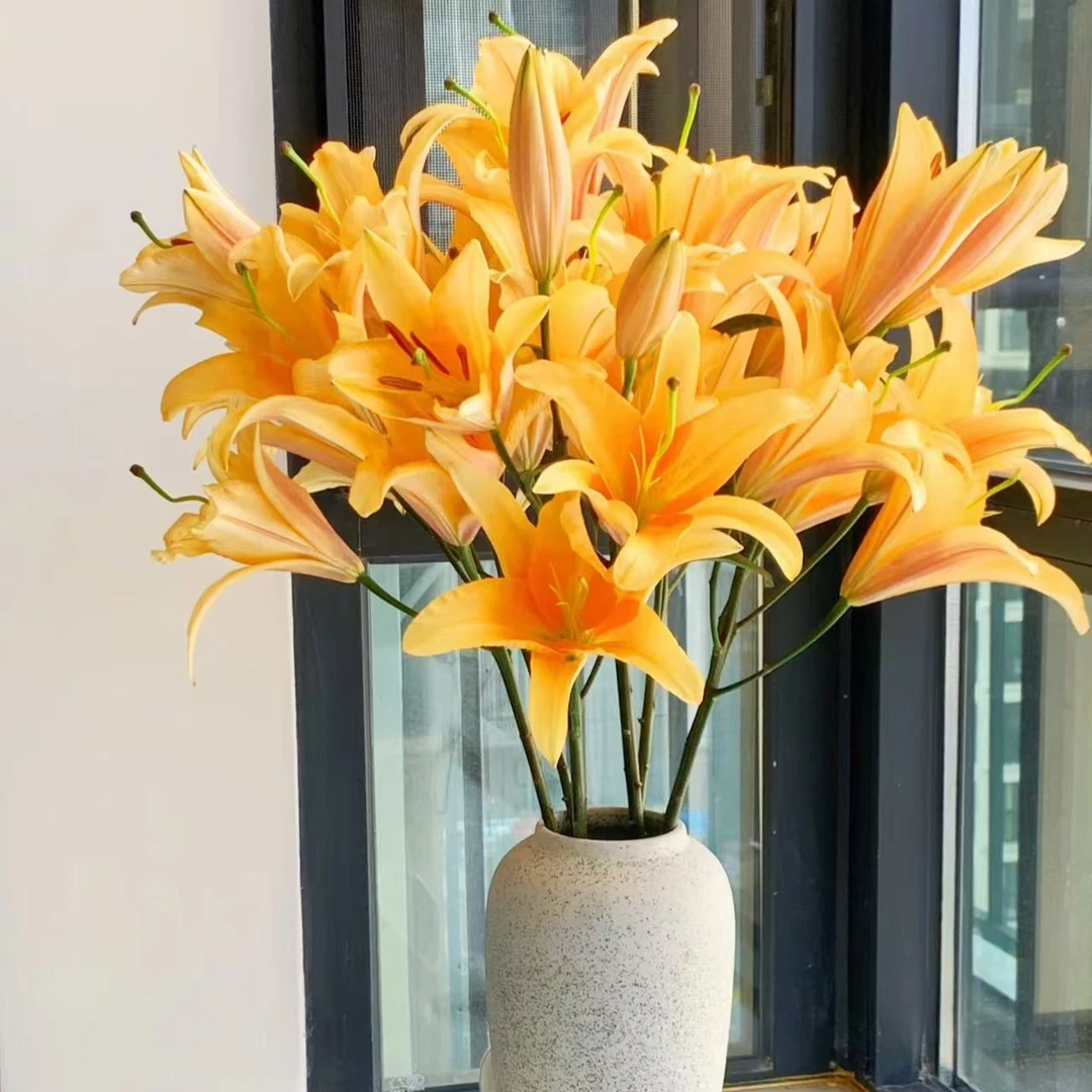 【晚霞】-单瓣香水百合 云南基地直发水养鲜切花