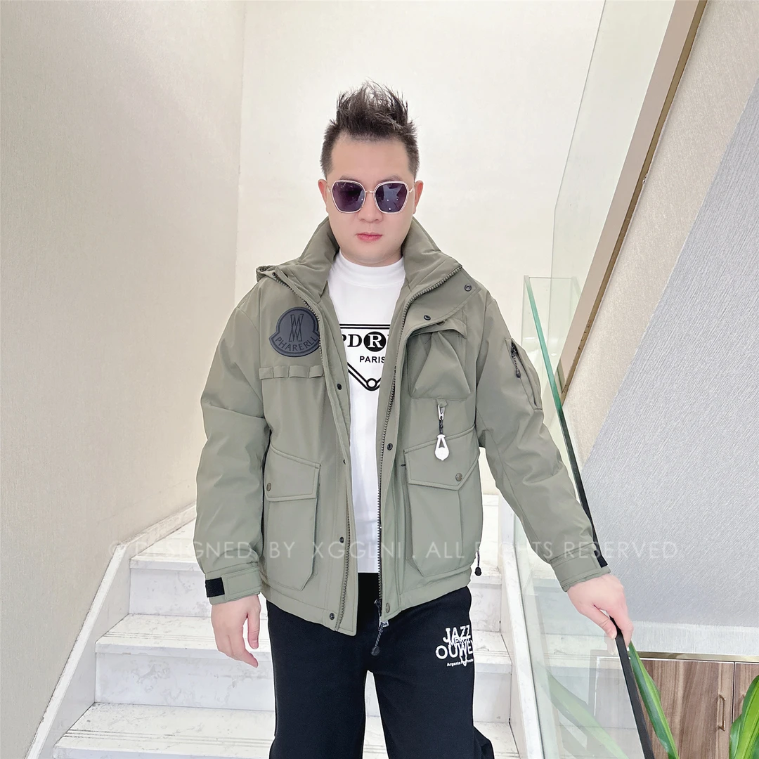 冬季款VPC右胸徽章左挂饰男士品质奢侈品高档男款户外鹅绒羽绒服