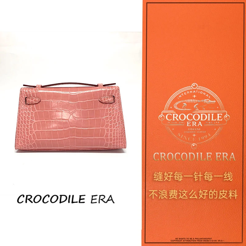 「私定达人」稀有皮手工高定设计师款牛皮手提包 EE6001