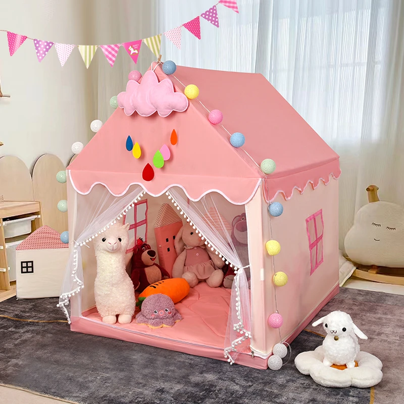 儿童帐篷室内公主小屋家用男女孩梦幻游戏屋宝宝生日礼物玩具城堡