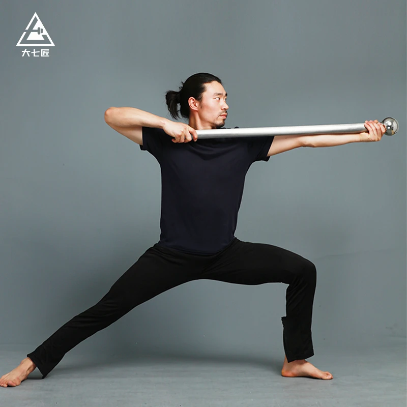 DAQIJIANG/大七匠权杖流张教同款锤铃健身平衡力圆头铁锤macebell