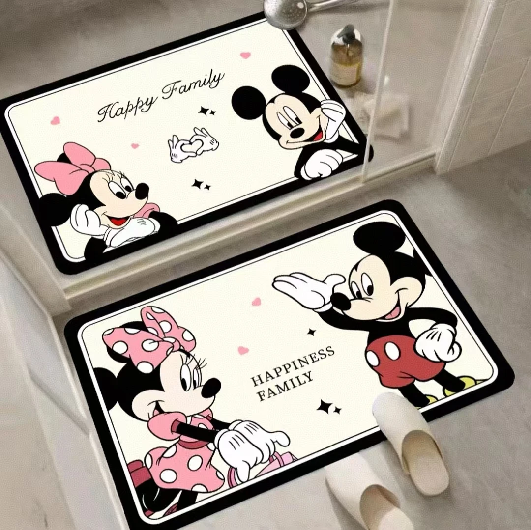 【爱心米奇】吸水防滑脚垫卡通可爱垫吸水防滑【±3公分误差】