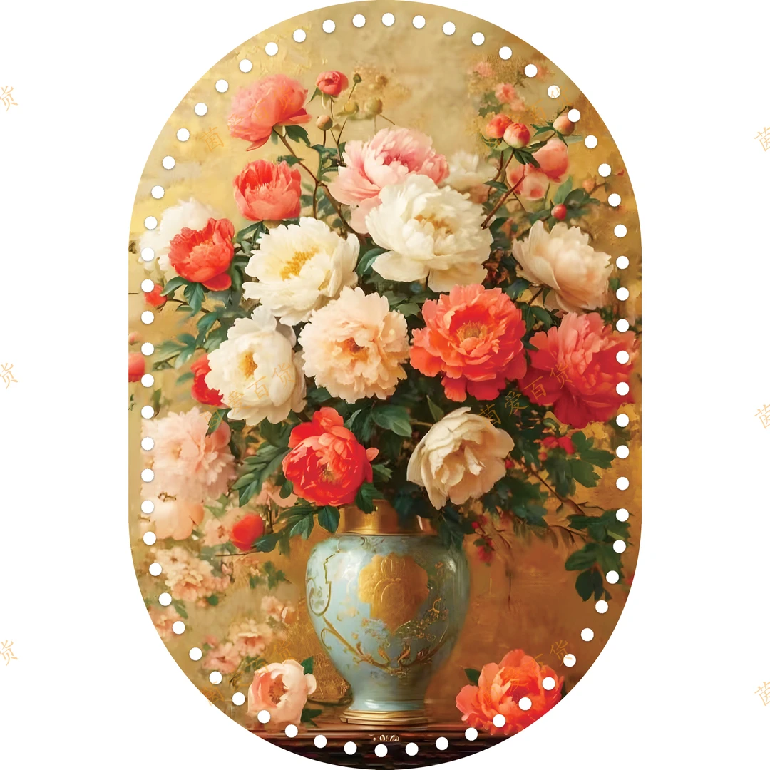 双面印花亚克力水晶板椭圆20cm×30cm 厚3.2mm 满36包邮