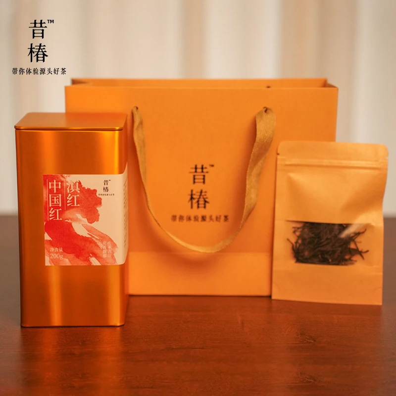 昔椿一级中国红，云南凤庆滇红200g，花香馥郁(不支持7天无理由)