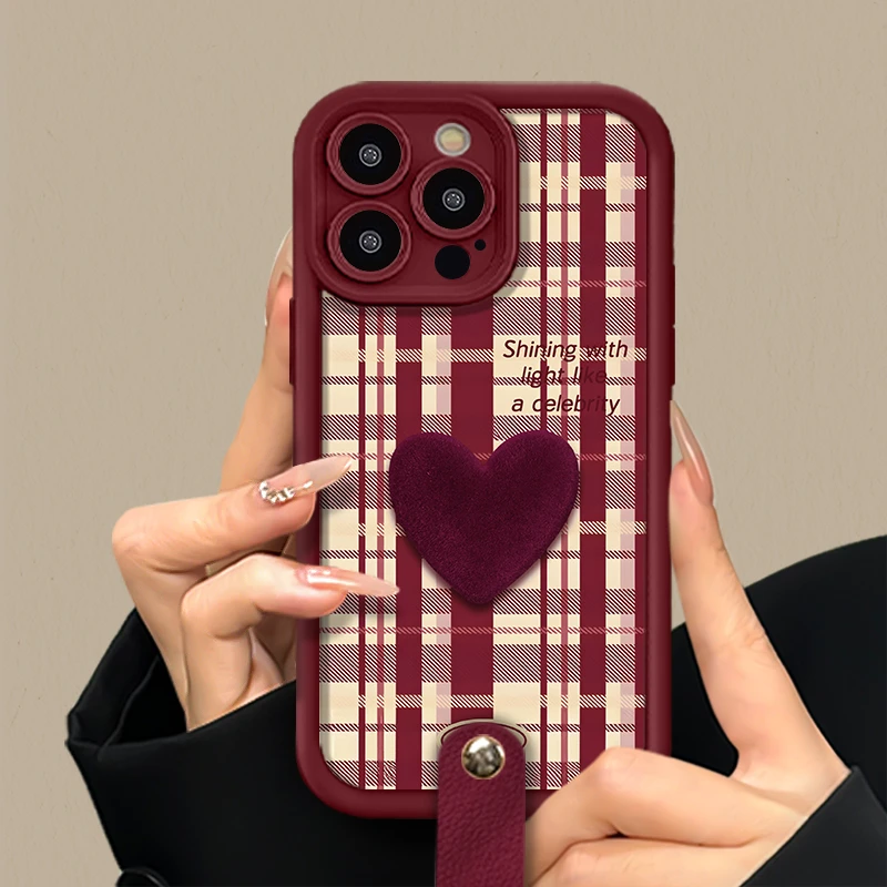 适用于苹果16华为OPPO小米VIVO高颜值时尚皮纹LJ阶梯手机壳AA0303