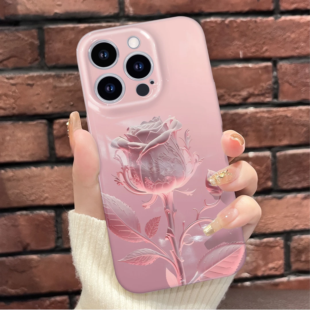 适用苹果/华为/OPPO/VIVO/小米高级感财神手机壳小羊皮纹ypM1091
