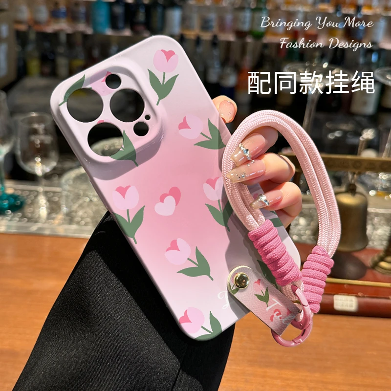 适用于苹果16华为OPPO小米VIVO高级感时尚百搭软菲林手机壳CA0111